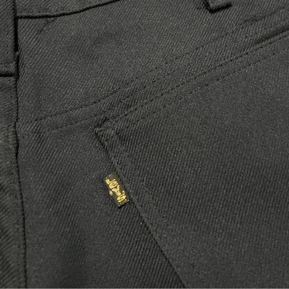 True Vintage mens Sta Prest Levi’s navy 36x28 1970s made in the USA - Picture 3 of 5